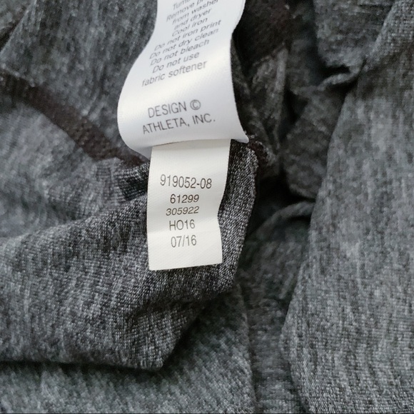 Athleta Elation Cropped Yoga Leggings in‎ Heather Grey, Workout Tights, Size XS - Picture 11 of 11